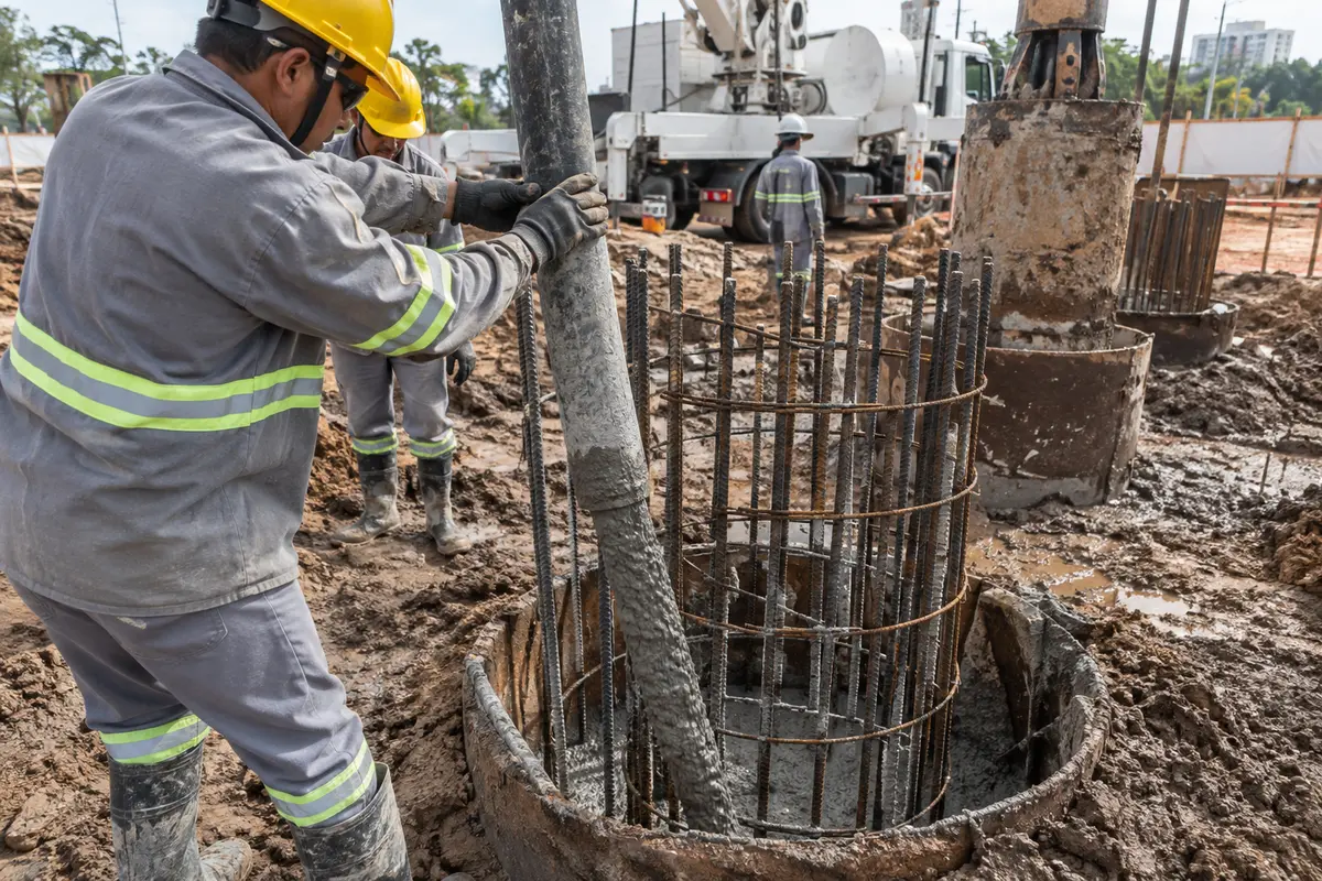 Imagem ilustrativa de concreto usinado para obra em Sobradinho