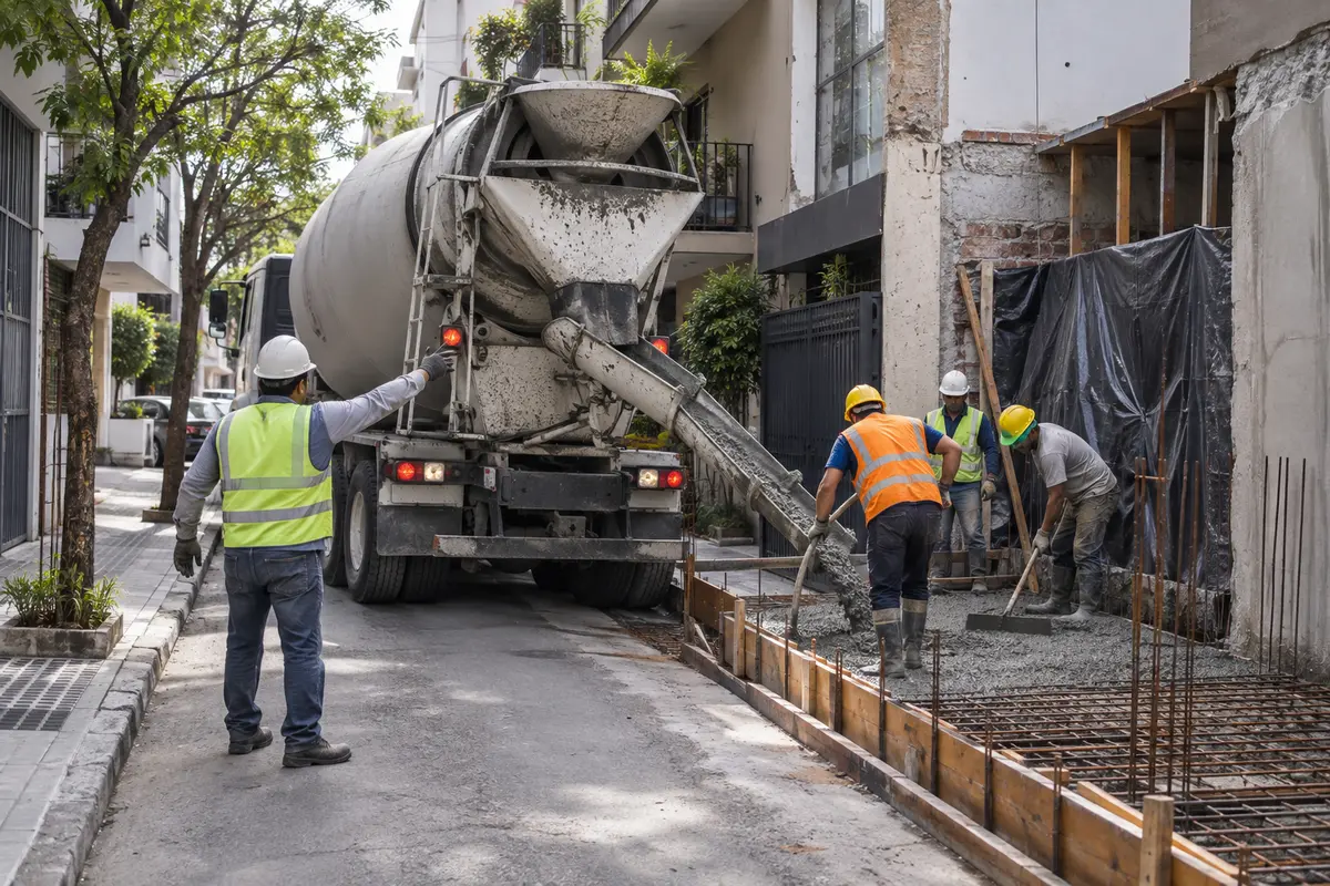 Imagem ilustrativa de concreto usinado para obra em Ceilândia