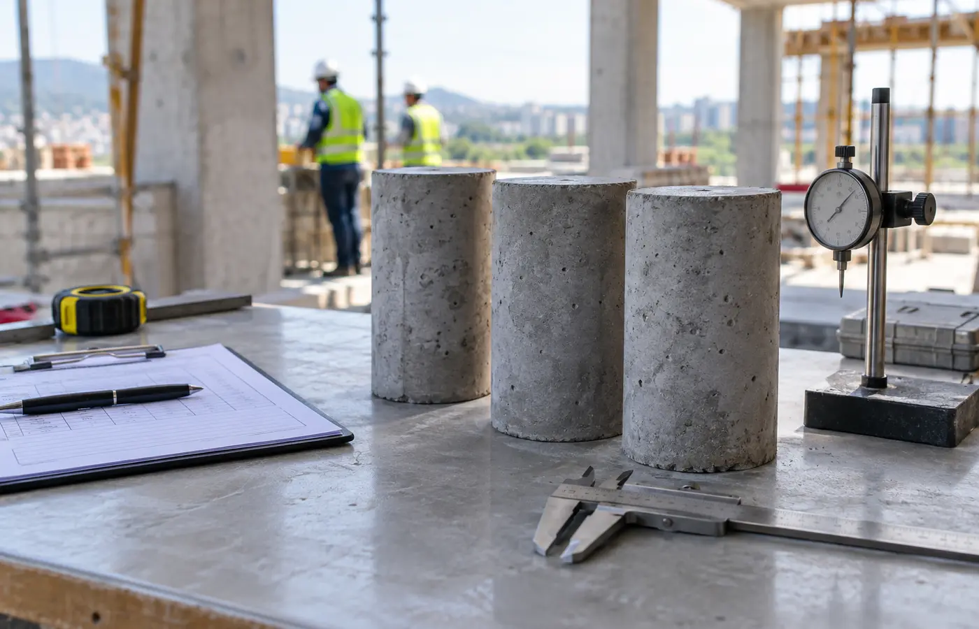 Imagem ilustrativa de concreto usinado para obra em Park Way
