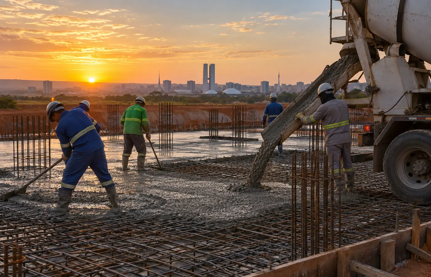 Concreto usinado em Sobradinho II